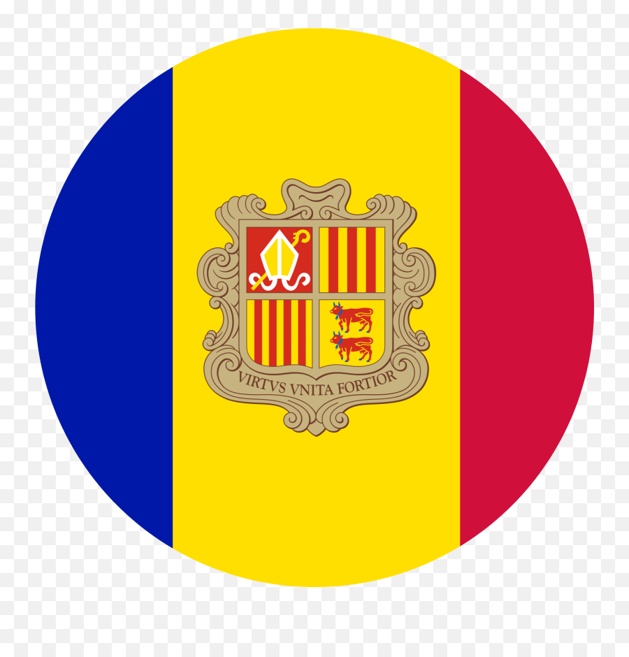 Andorra Flag Emoji - Andorra Coat Of Arms,Badge Emoji