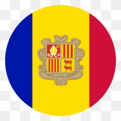 Andorra Flag Emoji - Andorra Coat Of Arms,Badge Emoji