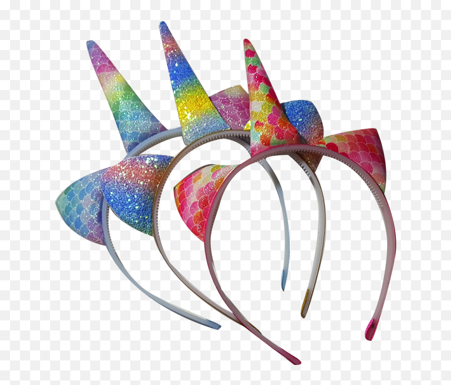 Brillos Png - Vincha Unicornio Estampada Brillos Vinchas Party Supply Emoji,Unicornio Emoji Para Colorear