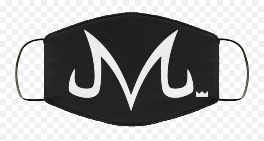 Majin Symbol Small Black Face Mask U2013 Kingofthepincom - Cloth Face Mask Emoji,Black Face Emoticon Facebook