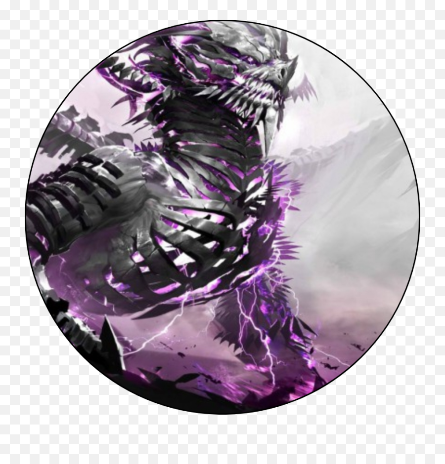 Agario Skin 2 Sticker By Kwingie Null - Dark Cool Anime Dragon Emoji,Emoji For Agario