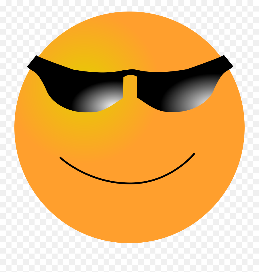 Free Smiley Face Emoji Transparent - Look Cool Clipart,Happy Face Emoji