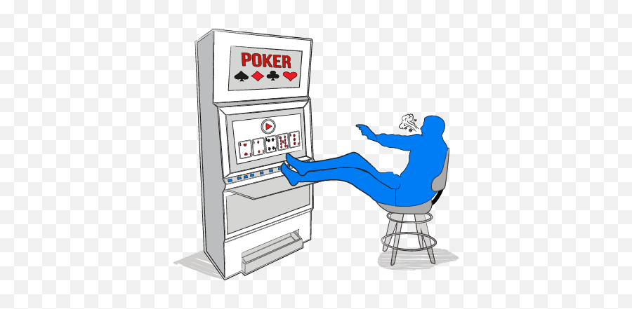 How To Play Video Poker - Playing Games Emoji,Game To See How Fast You Can Text Emoticons Slot Machine