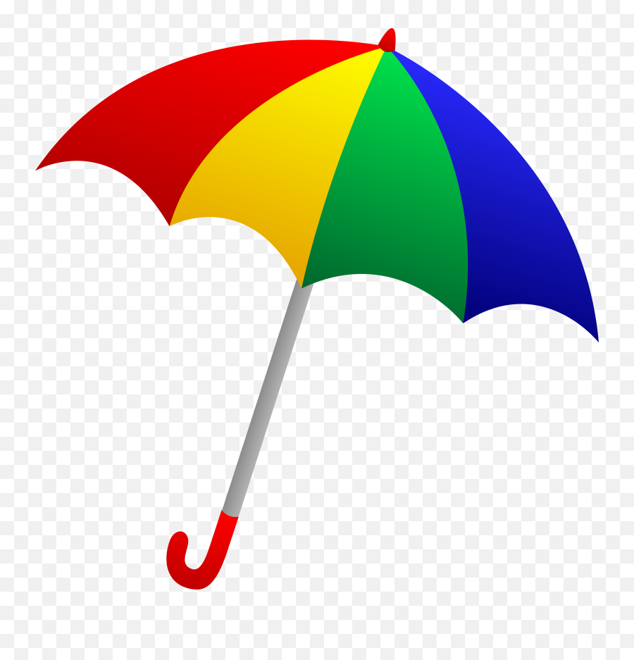 Green Umbrella Clip Art High Quality Clip Art Clipartwiz 2 - Cartoon Umbrella Png Emoji,Umbrella Emoji