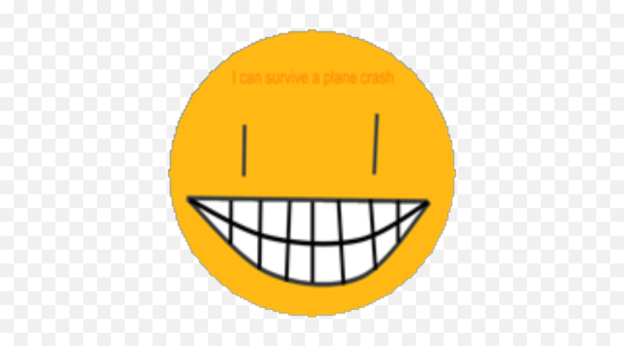 I Survived - Roblox Smiley Face With Teeth Emoji,Lost Grin Emoticon