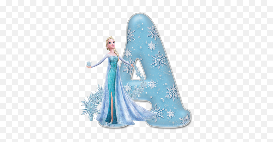 Alfabeto De Elsa Con Vestido De Gala - Letras Frozen Para Imprimir Emoji,Bizcochos Con Decoraciones De Emojis