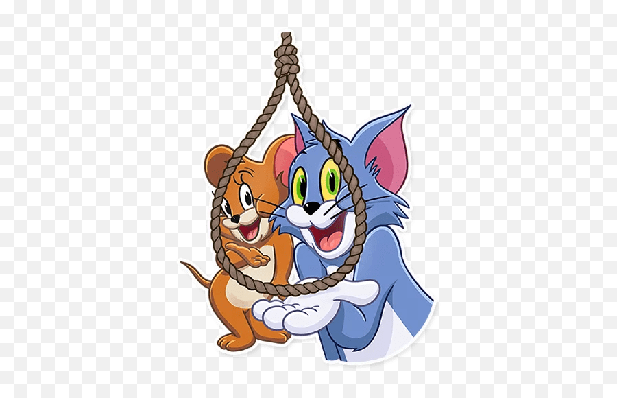 Tom Jerry Fun Stickers - Sticker Emoji,Tom And Jerry Emotions