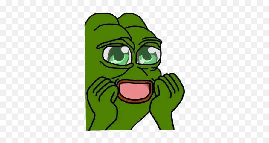 Farsi Stickers For Whatsapp Page 4 - Stickers Cloud Pepe The Frog Happy Transparent Emoji,Emotion Lawak