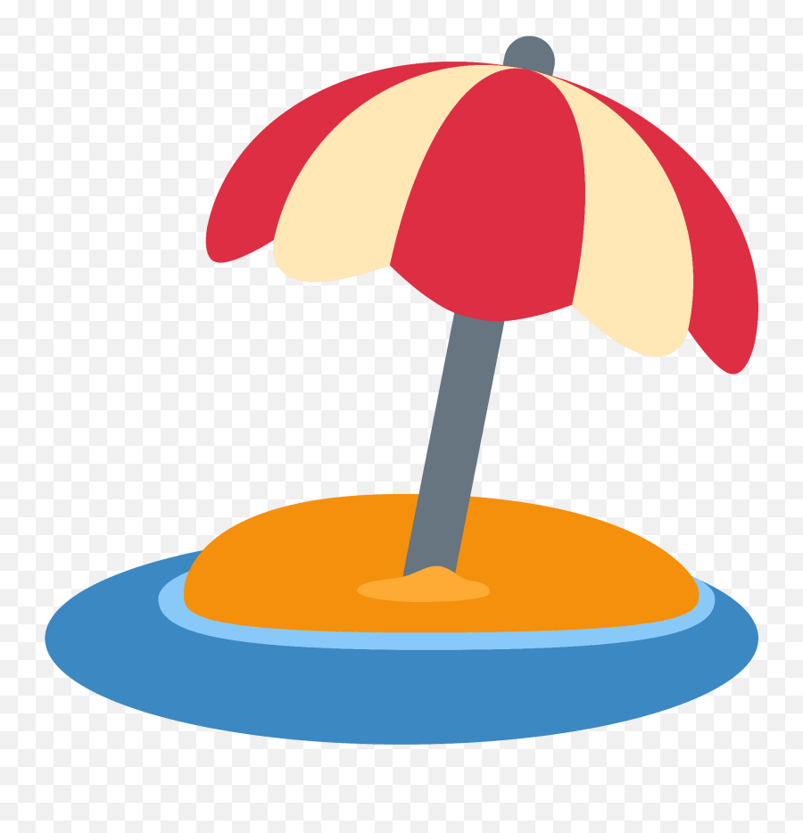 Beach With Umbrella Emoji Meaning With Pictures From A - Beach Umbrella Emoji,Sunflower Emoji