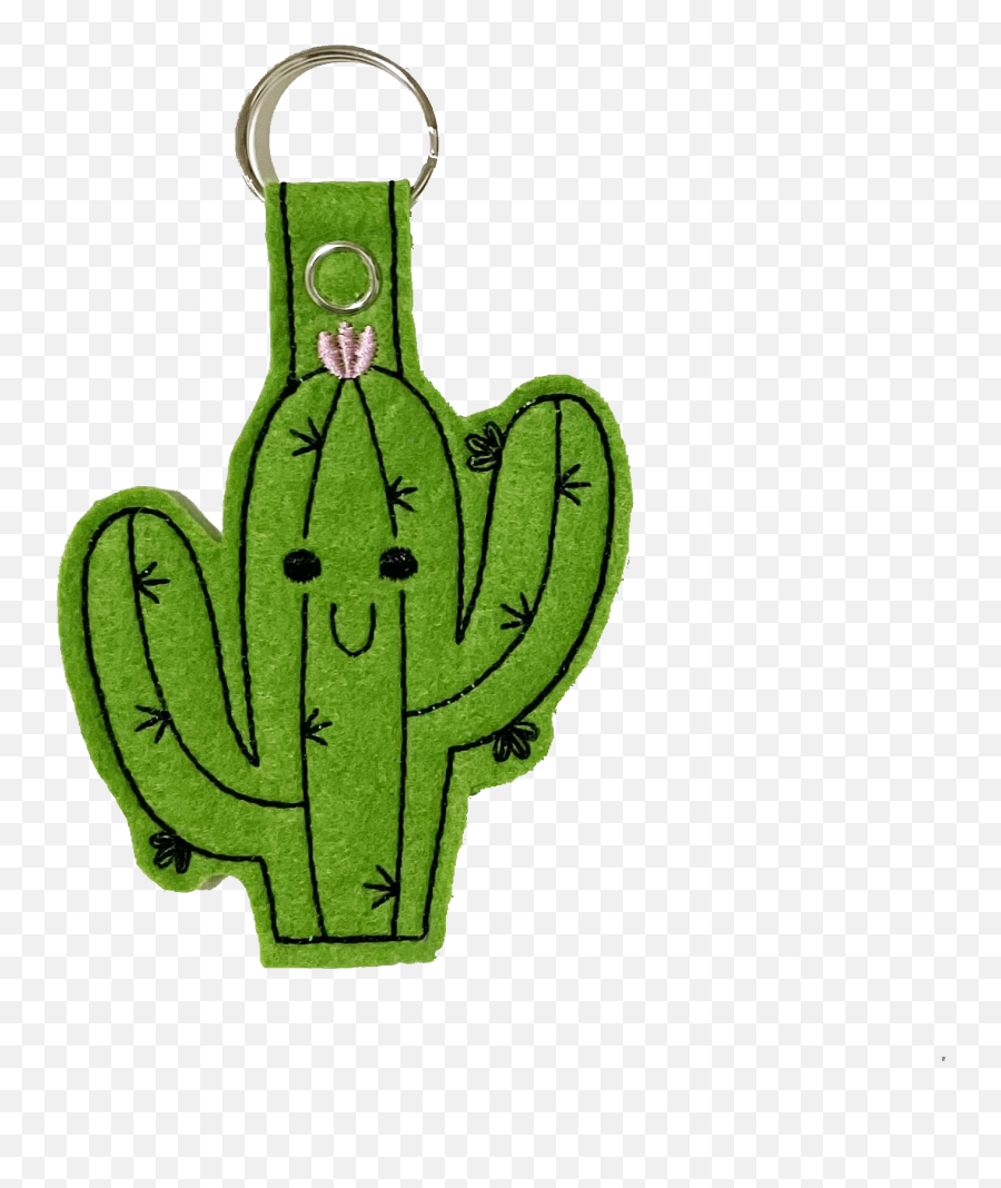 Cactus Stitched Embroidery Design - Solid Emoji,Emoticon Machine Embroidery Designs