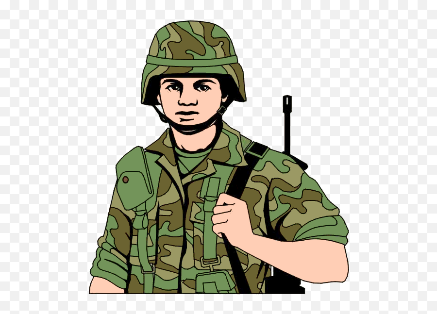 Free Cartoon Army Salute Gifs Download - Soldier Clipart Emoji,Military Salute Emoji