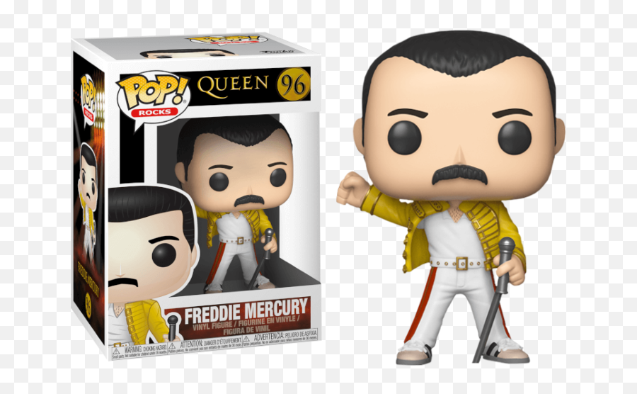 Queen - Freddie Mercury Wembley 1986 Pop Vinyl Figure Funko Pop Fredy Mercury Emoji,Freddie Mercury Emoticon Facebook