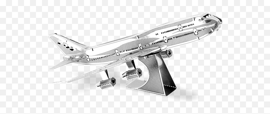 Fascinations Metal Earth Boeing 747 - Plane Metal Model Kit Emoji,Inflatable Plane Emotion Meme