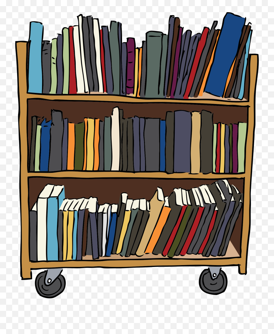 Clipart School Bookshelf Clipart School Bookshelf - Library Clip Art Emoji,Ruler And Books Emoji