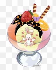 Top Ice Cream Sundae Stickers For Android U0026 Ios Gfycat - Dessert Ice Cream Symbol Emoji,Strawberry Sundae Emojis