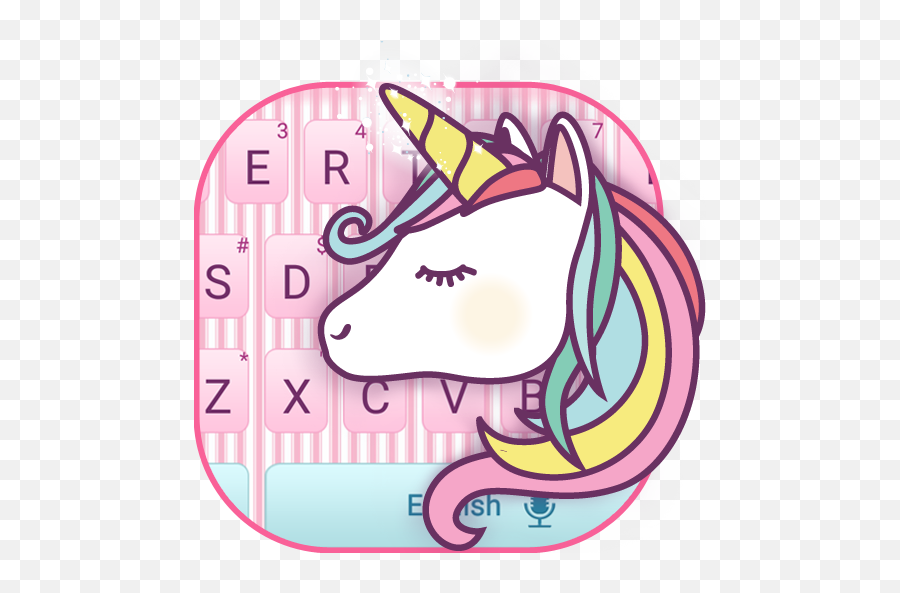 Cuteness Unicorn Keyboard Theme Apk Download - Free App For Cute Unicorn Drawing Emoji,Tornado Emoji Android