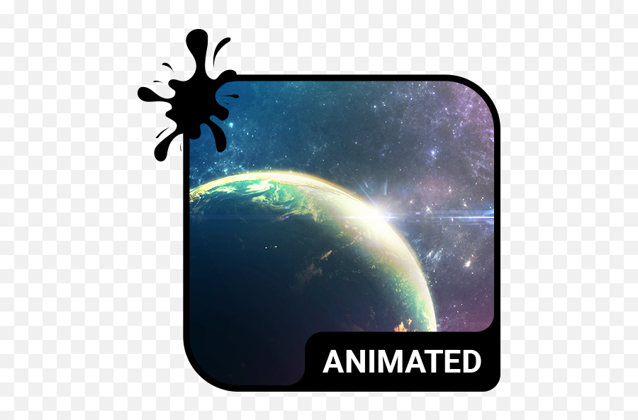 Earth Animated Keyboard Live - Spider Live Emoji,Android Celestial Emojis