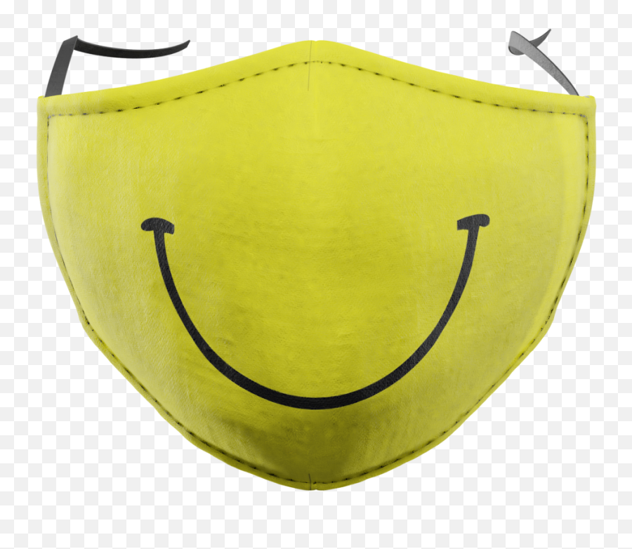 Yellow Smiley Washable Face Mask - Happy Emoji,Emoticon Gallery