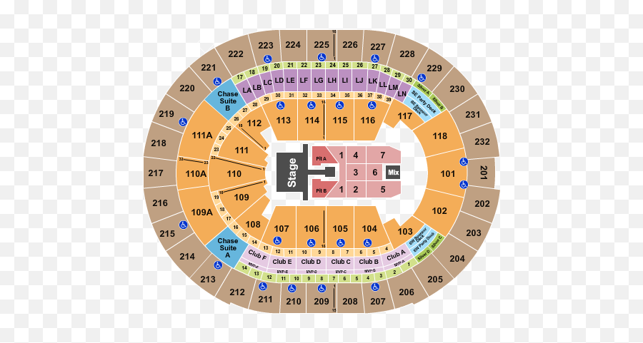 Amway Center Seating Chart And Maps - Orlando Amway Center Seating Chart Emoji,Steven Furdick Emoticon