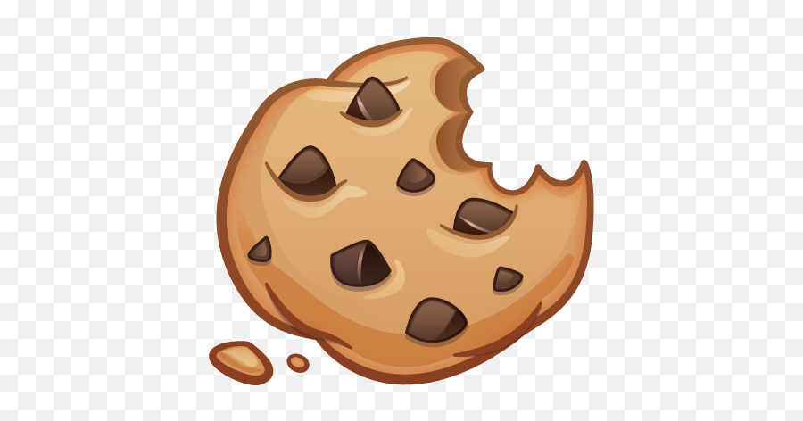 Chocolate Chip Cookie Food Biscuits - Transparent Background Chocolate Chip Cookie Clipart Emoji,Emoji Cookies