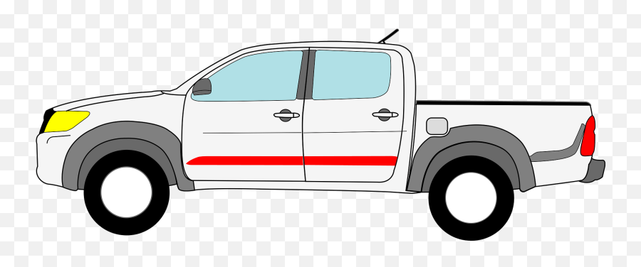Toyota Hilux Clipart - Toyota Hilux Cartoon Emoji,Pickup Truck Emoji
