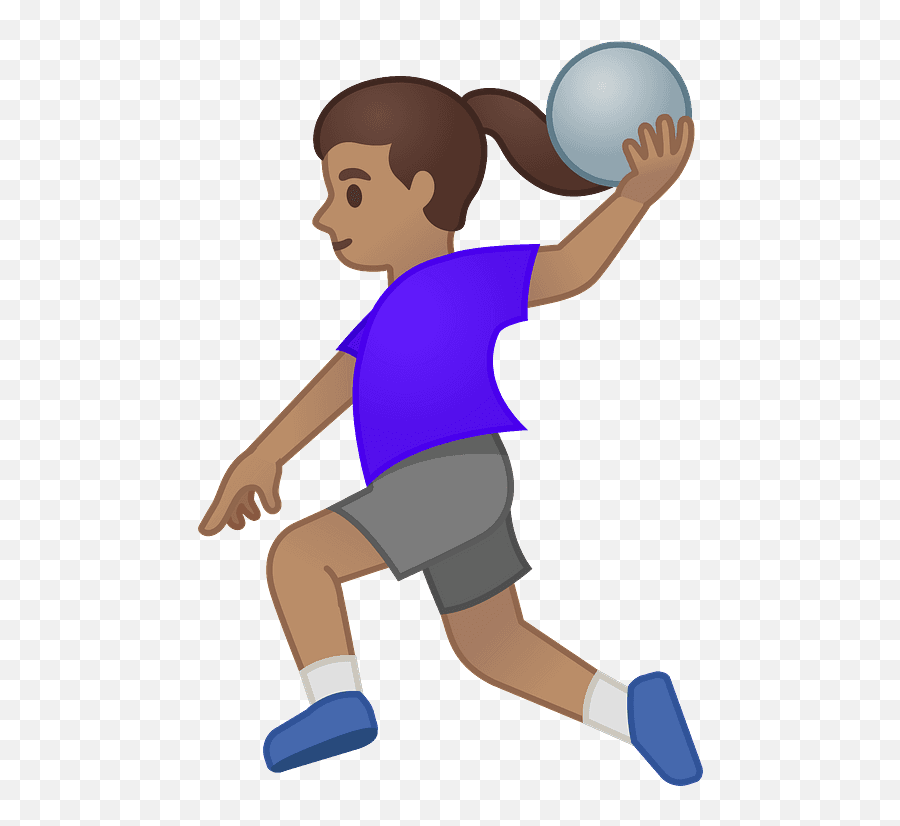 U200d Woman Playing Handball In Medium Skin Tone Emoji,Emojis Of Somene Kicking A Soccerball