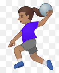 U200d Woman Playing Handball In Medium Skin Tone Emoji,Emojis Of Somene Kicking A Soccerball