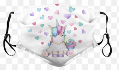 Noveltyfacemasks - Creative Novelty Face Masks Unicorn Emoji,Unicorn Face Emoji