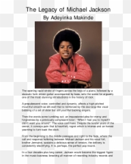 Pdf The Legacy Of Michael Jackson Adeyinka Makinde Emoji,Michael Jackson Human Emotion