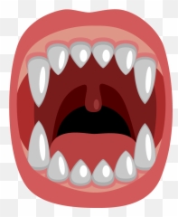 Scary Mouth With Fangs Classic Round Sticker Zazzlecom Emoji,Emotion In Dracula