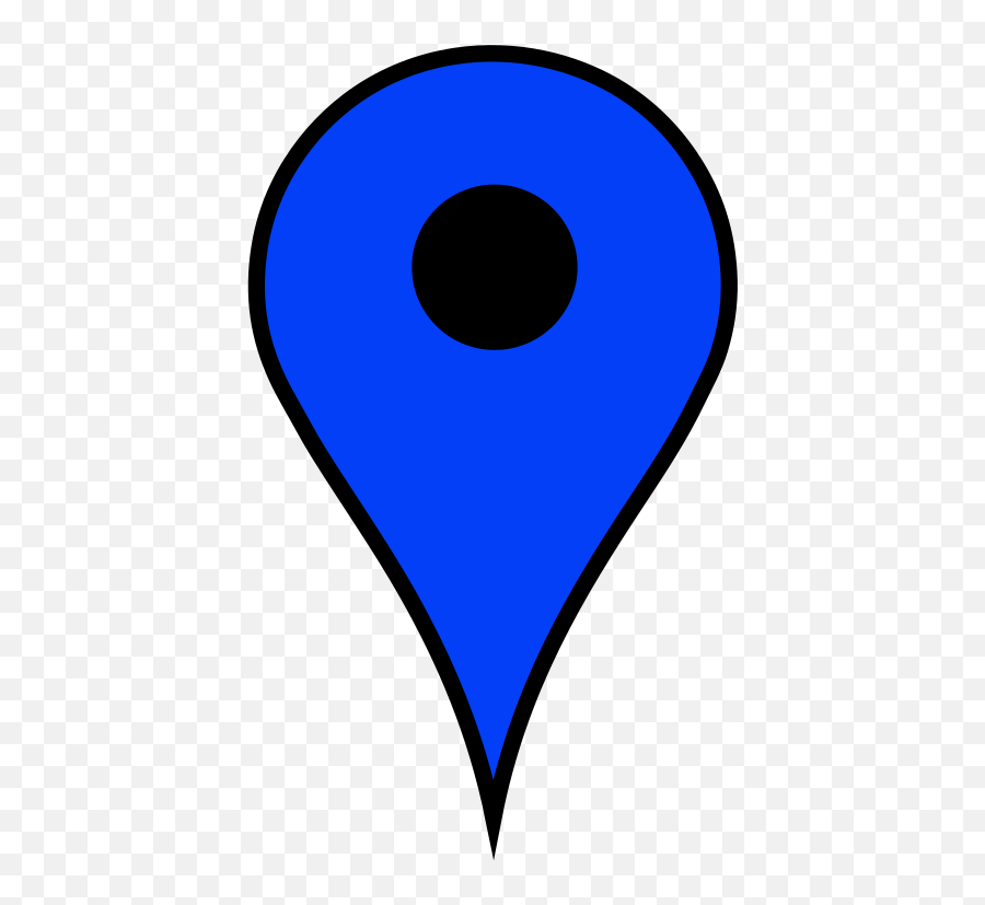 Map Pin Blue Png Svg Clip Art For Web - Download Clip Art Emoji,Emoji For Map Pin