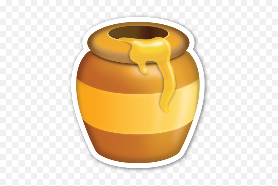 Honey Pot - Clip Art Winnie The Pooh Honey Pot Emoji,Pot Emojis