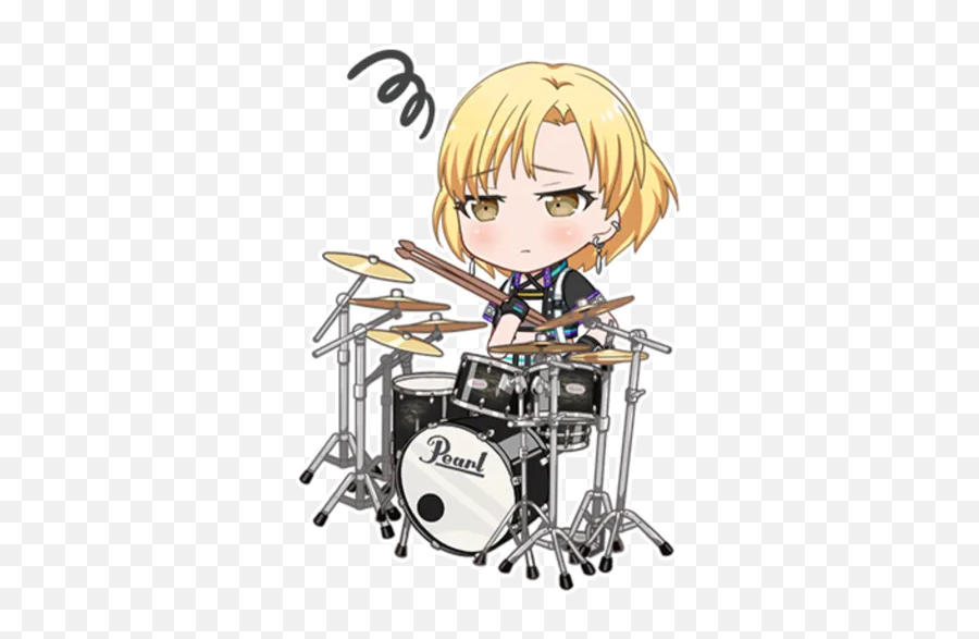 Bang Dream Chibis By Bandori U0027s Marina - San Sticker Maker Emoji,Snare Emoji