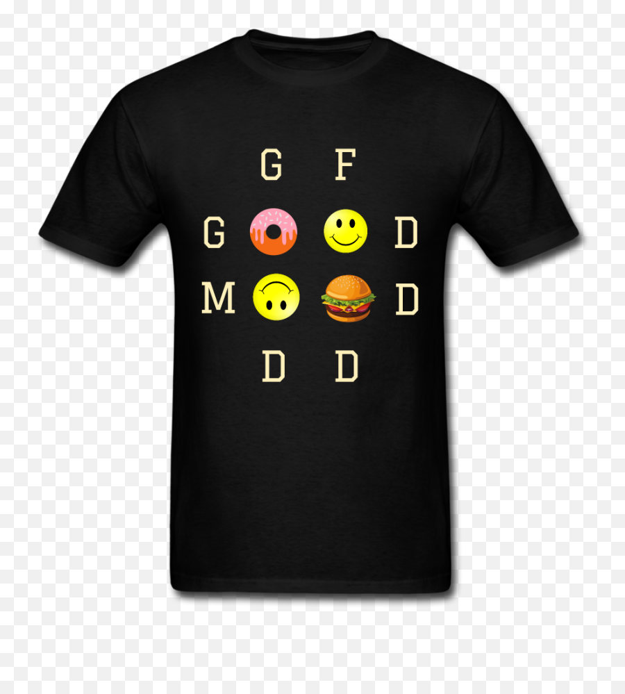 Good Food Good Mood Basic Unisex T - Shirt Emoji,Hiking Emoji Png