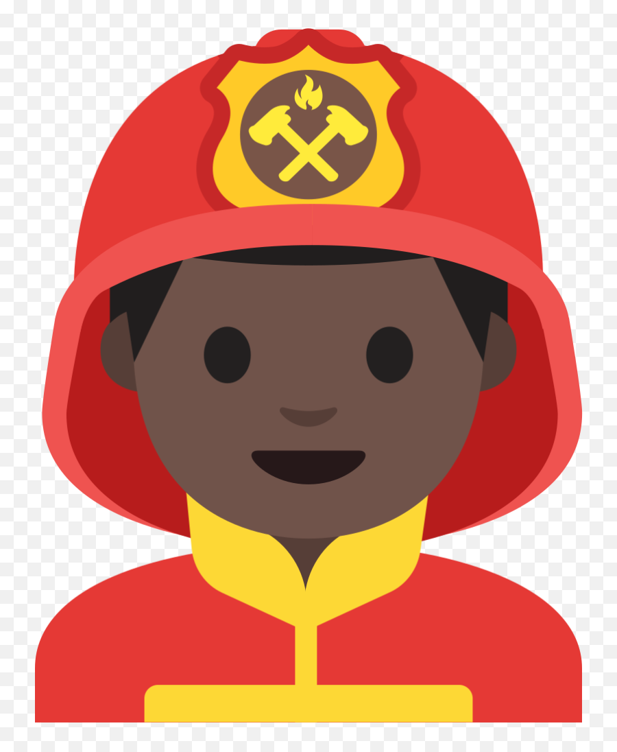 Emoji U1f468 1f3ff 200d 1f692 - Happy,Emoji 92