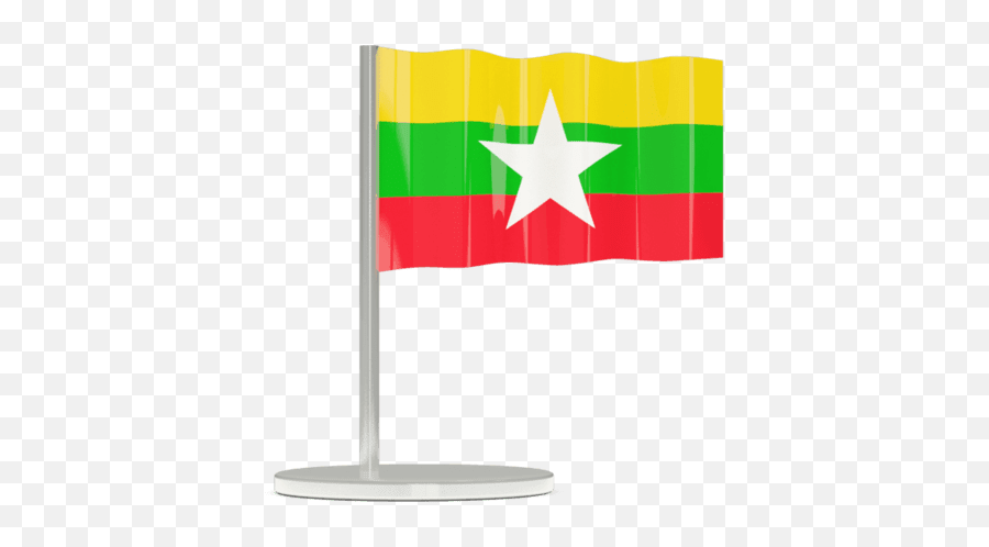Myanmar Flag Emoji - Myanmar Flag Png Gif Transparent Animated Myanmar Flag Gif,Flag Emoji