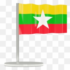Myanmar Flag Emoji - Myanmar Flag Png Gif Transparent Animated Myanmar Flag Gif,Flag Emoji