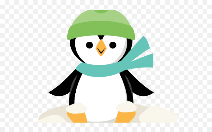 Penguin Clipart File - Christmas Penguin Cut Out Png Soft Emoji,Pinguino Emoticon