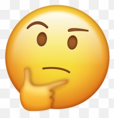 Thinking Emoji Free Download Ios - Thinking Emoji Transparent Background,Sympathy Emoji