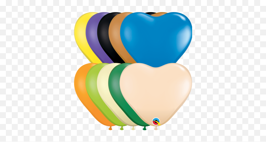 Shaped Latex Balloons Hearts Geo - Latex Balloons Balloon Emoji,Emoji Heart Balloons