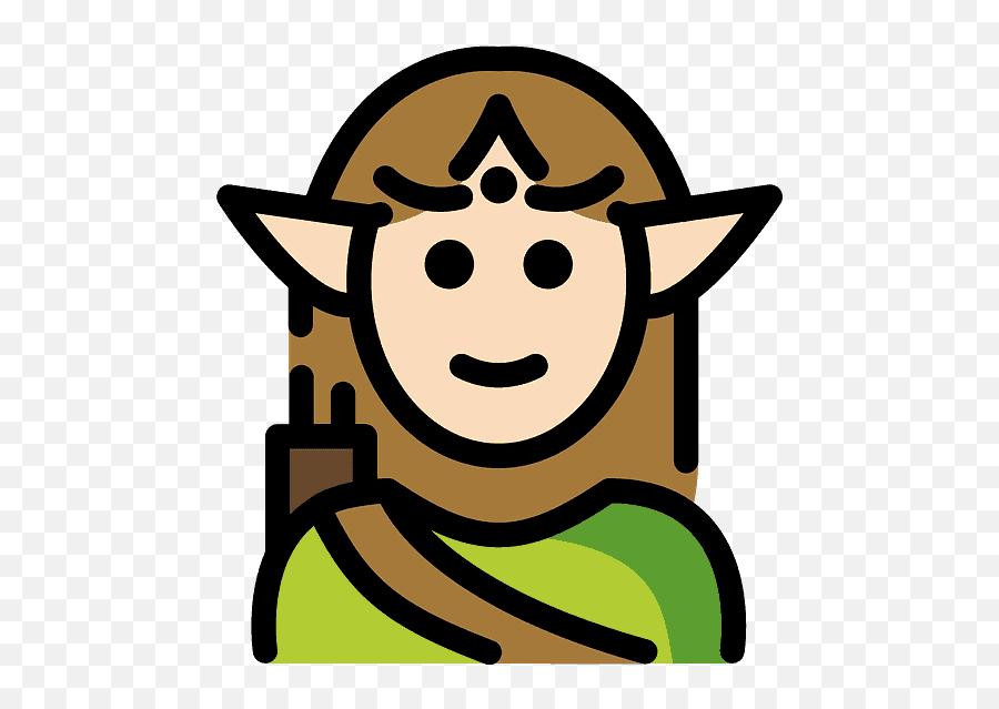 Elf Emoji Clipart - Openmoji,Elf Emojis