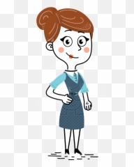 Hand - Drawn Style Female Teacher Cartoon Character Graphicmama Drawing Emoji,Character Emotions Lesson