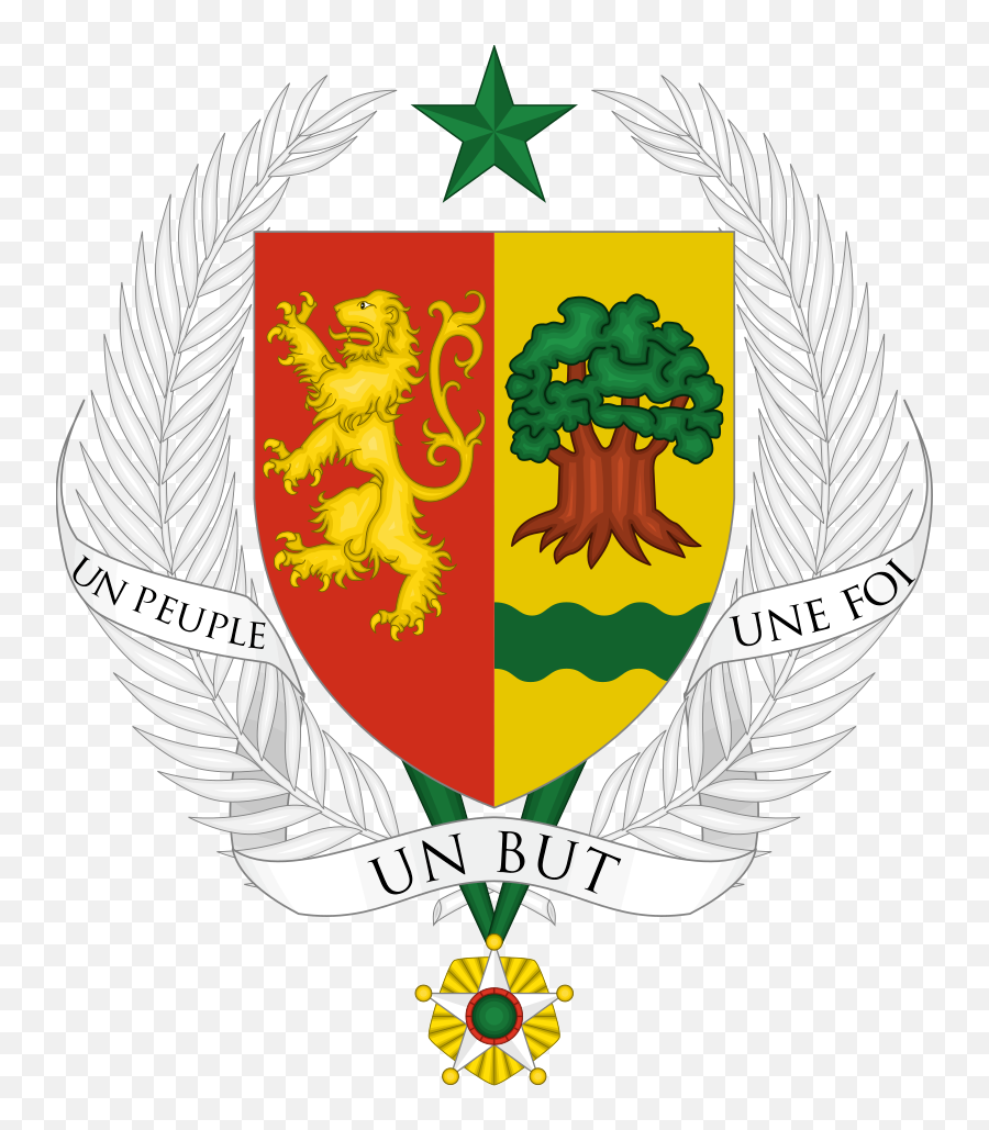 Coat Of Arms Of Senegal - Senegalo Herbas Vikipedija Senegal Coat Of Arms Emoji,French Flag Emoji