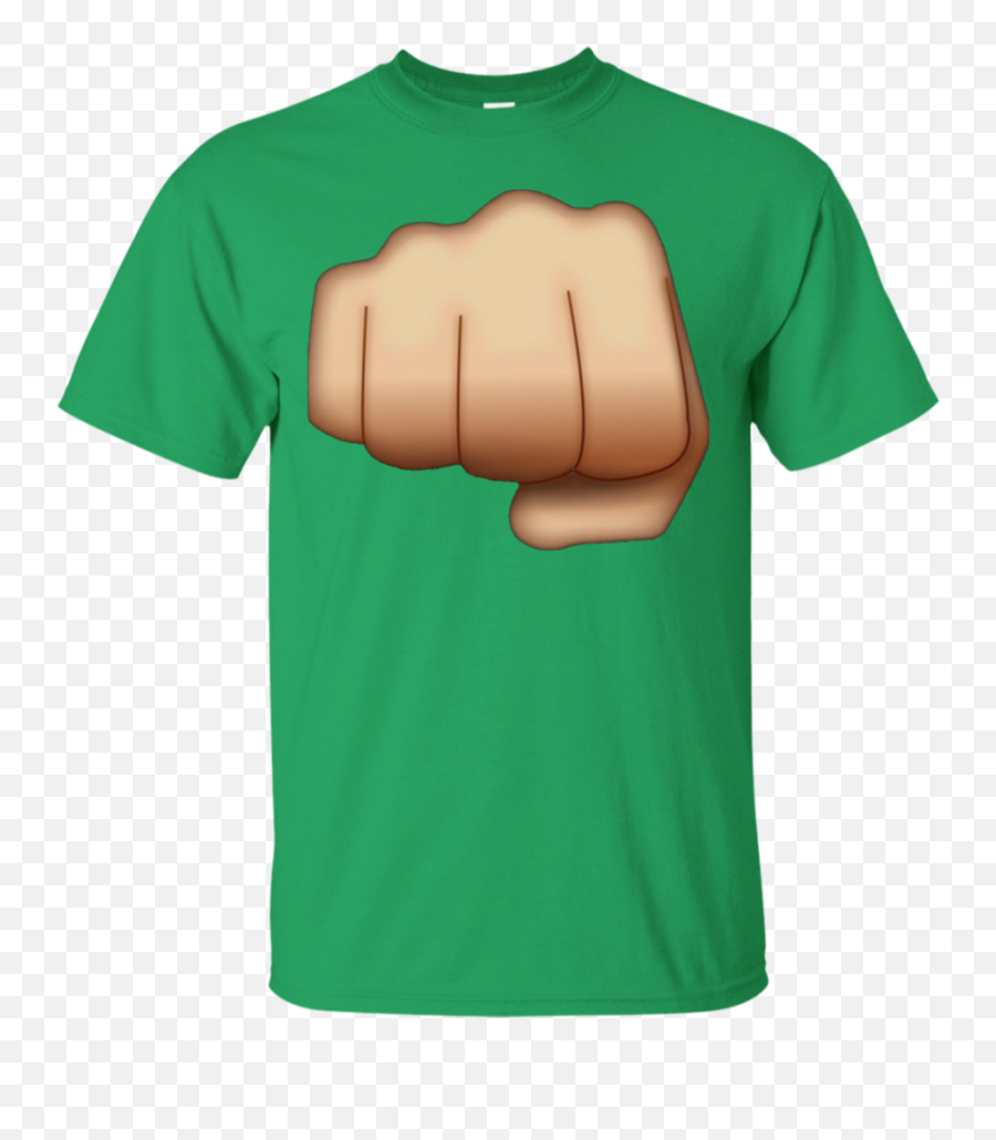Clenched Fist Pump Pound It Emoji T - Funny School Nurse Shirts,Green Fist Emoji