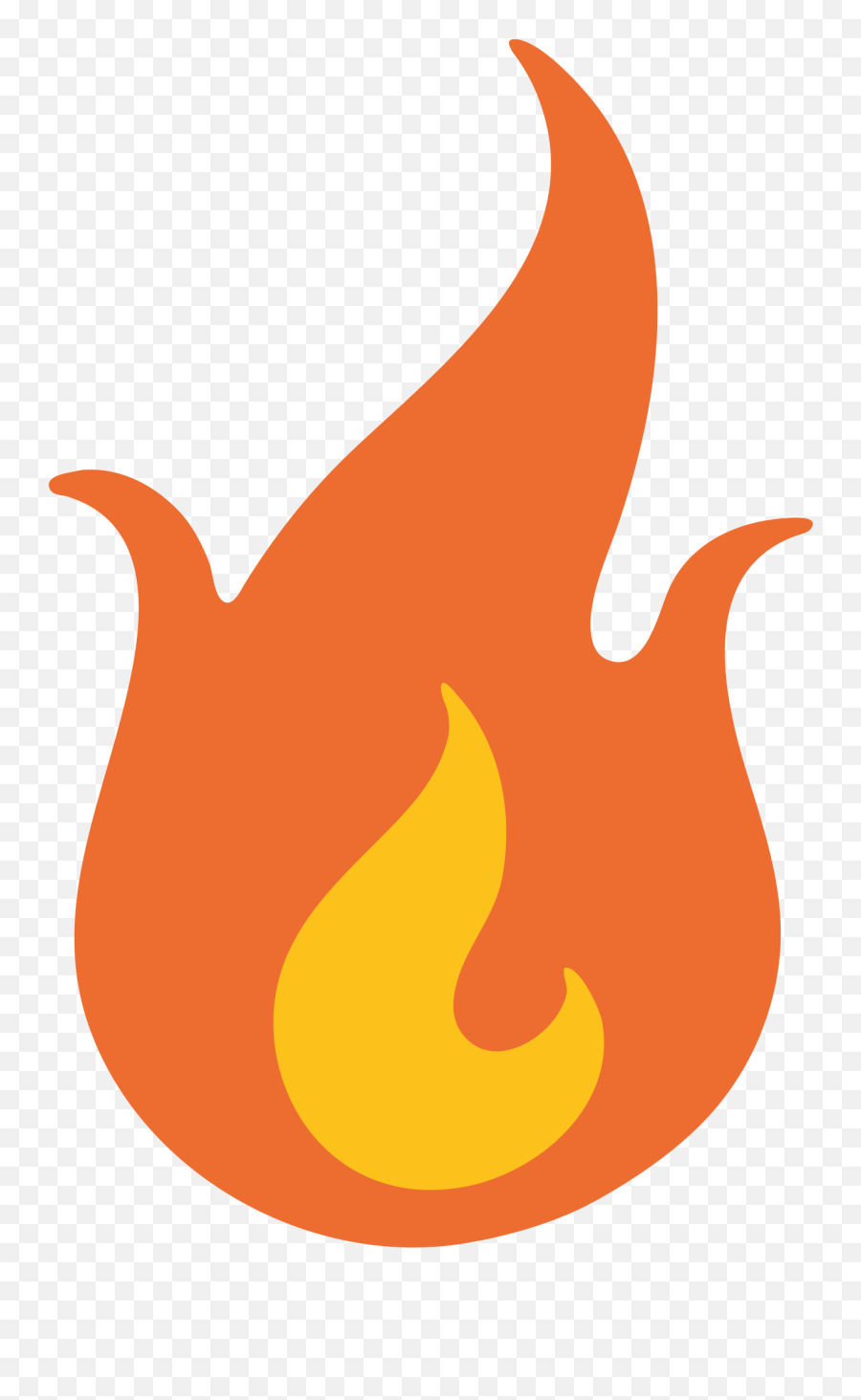 Flame Clipart Emoji Picture - Transparent Background Fire Cartoon,Fireplace Emoji