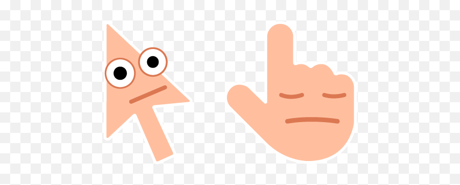Expressionless Cursor - Sign Language Emoji,Shush Emoji