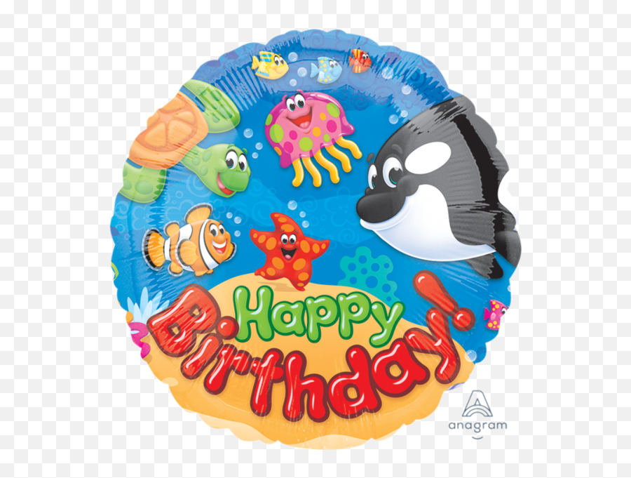 Products U2013 Tagged Nemo U2013 City Balloons - Sea Buddies Happy Birthday Emoji,Balloon Column Emoji