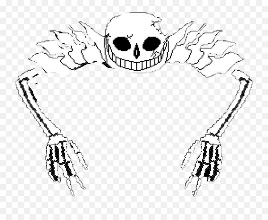 The Most Edited Undertale Picsart - Ultra Sans White Background Emoji,Undertale Emoticons Sans