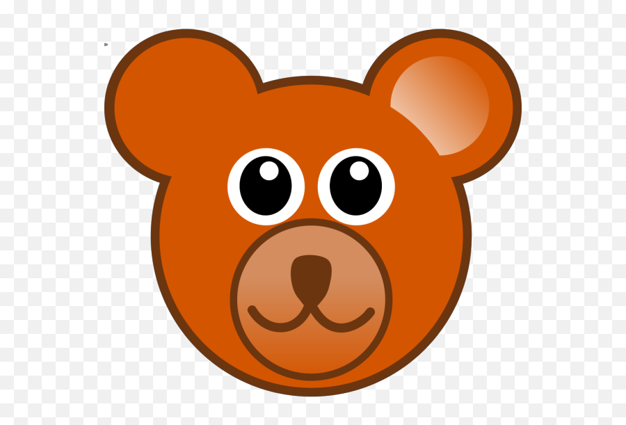 Teddy Bear Face Png Svg Clip Art For - Small Bear Face Cartoon Emoji,Bret Michaels Emoji