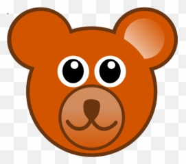 Teddy Bear Face Png Svg Clip Art For - Small Bear Face Cartoon Emoji,Bret Michaels Emoji